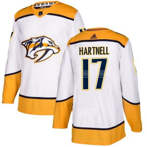 Youth Adidas Nashville Predators Scott Hartnell White Away Jersey - Authentic
