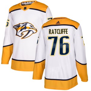 Youth Adidas Nashville Predators Isaac Ratcliffe White Away Jersey - Authentic