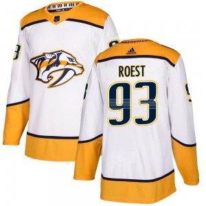 Youth Adidas Nashville Predators Austin Roest White Away Jersey - Authentic