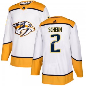 Youth Adidas Nashville Predators Luke Schenn White Away Jersey - Authentic