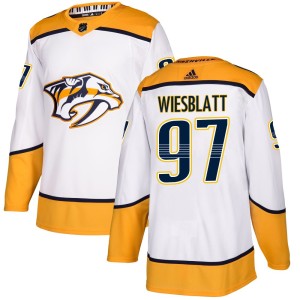 Youth Adidas Nashville Predators Oasiz Wiesblatt White Away Jersey - Authentic