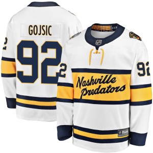 Youth Fanatics Branded Nashville Predators Hiroki Gojsic White 2020 Winter Classic Player Jersey - Breakaway