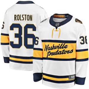 Youth Fanatics Branded Nashville Predators Ryder Rolston White 2020 Winter Classic Player Jersey - Breakaway