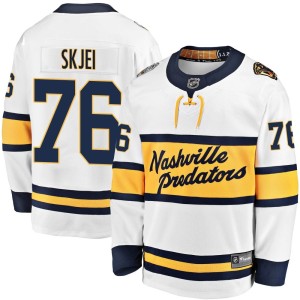 Youth Fanatics Branded Nashville Predators Brady Skjei White 2020 Winter Classic Player Jersey - Breakaway