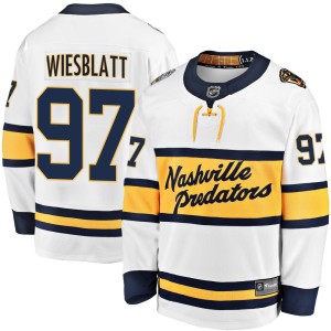Youth Fanatics Branded Nashville Predators Oasiz Wiesblatt White 2020 Winter Classic Player Jersey - Breakaway